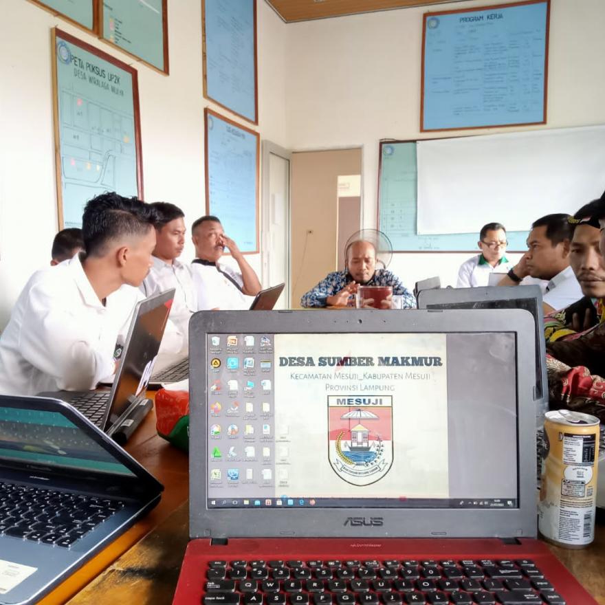 Operator Desa Sumber Makmur Ikuti Pelatihan SDGs Kecamatan Mesuji 